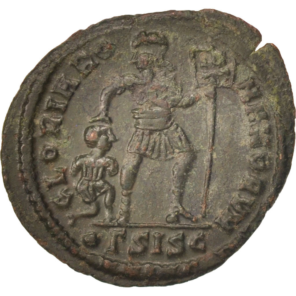 Coin, Valentinian I, Nummus, Siscia, AU(55-58), Copper, RIC:5a