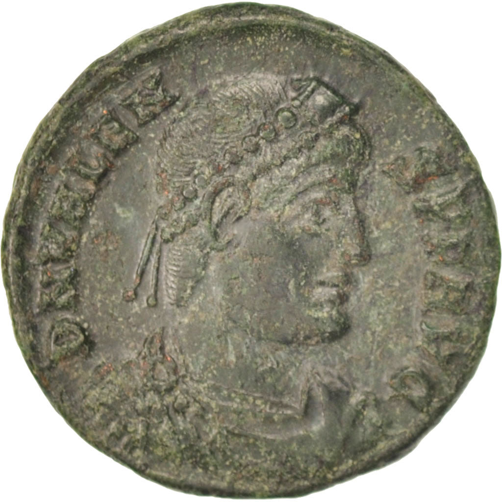 Coin, Valens, Nummus, 365-366, Siscia, AU(50-53), Copper, RIC:5b