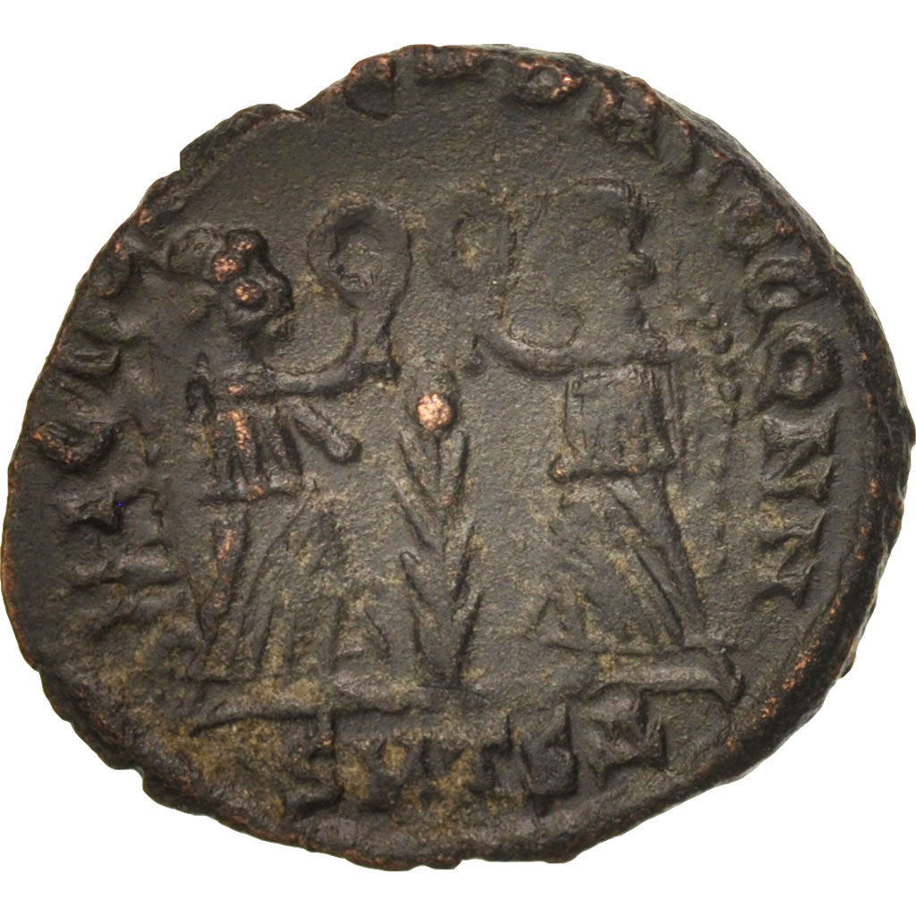 Constantius II, Nummus, Thessalonica, EF(40-45), Copper, RIC:104