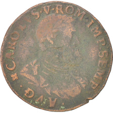 Spain, Token, Spain, Charles Quint, XVIth Century, VF(30-35), Copper