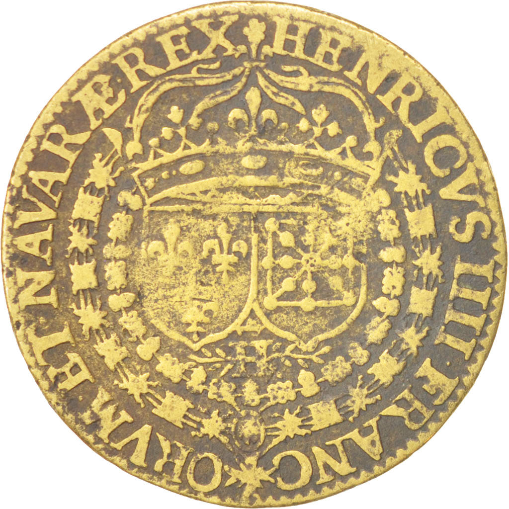 France, Token, Royal, L’espérence d’un siècle meilleur, Henry IV, 1600