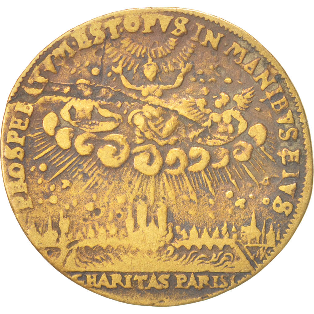 France, Jeton, Royal, La ville de Paris, 1640, TTB, Laiton