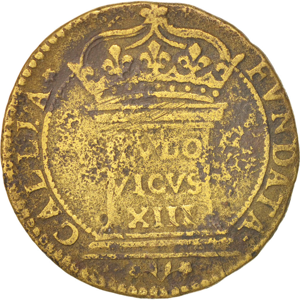 France, Token, Royal, Rétablissement de la France, Louis XIII, VF(30-35)