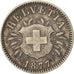 Moneta, Szwajcaria, 5 Rappen, 1877, Bern, AU(55-58), Bilon, KM:5