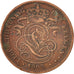 Moneta, Belgio, 2 Centimes, 1905, MB+, Rame, KM:36