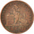 Munten, België, 2 Centimes, 1905, FR+, Koper, KM:36