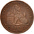 Moneta, Belgio, Leopold II, 2 Centimes, 1909, BB, Rame, KM:35.1