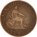 Spanien, Provisional Government, Centimo, 1870, SS, Copper, KM:660
