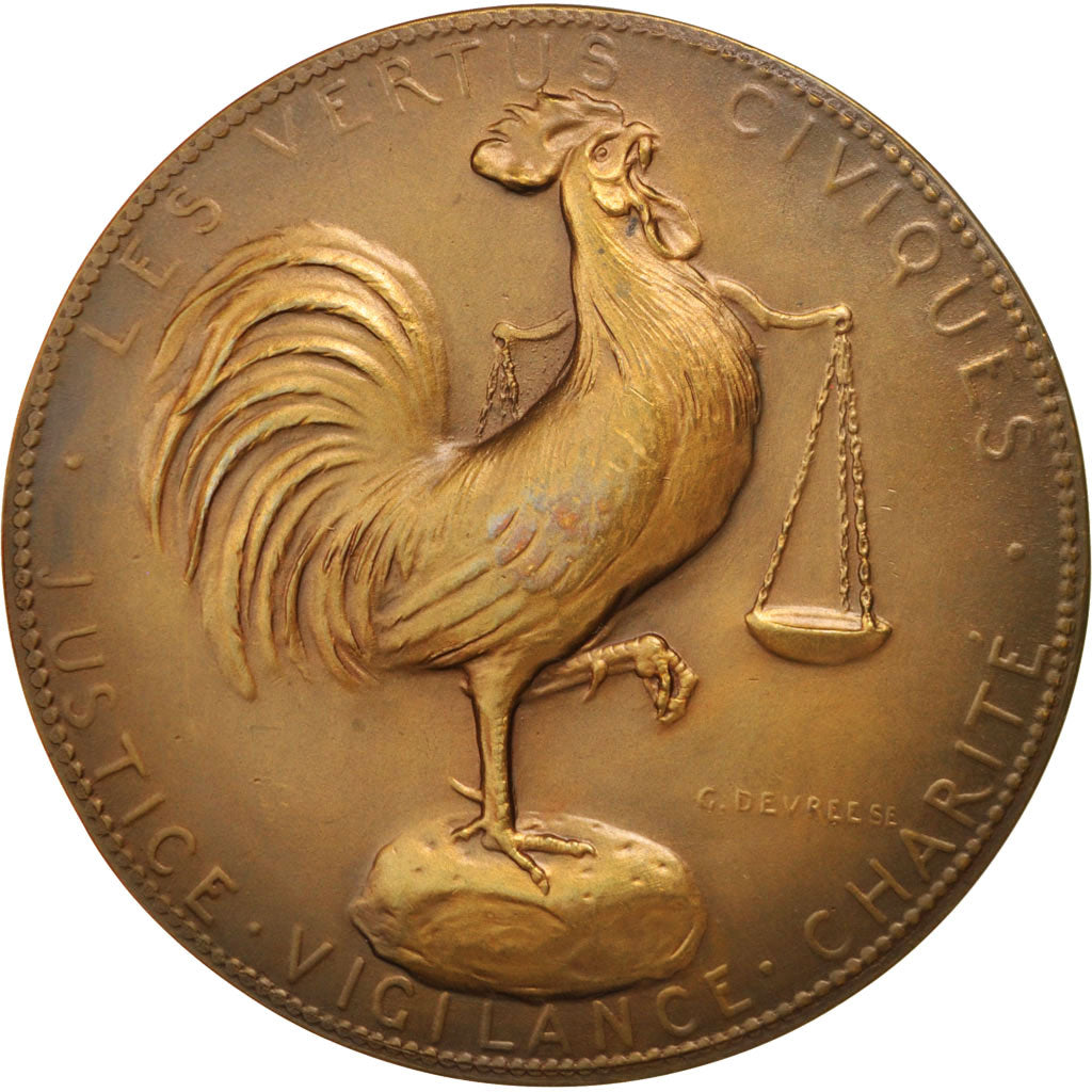 België, Medal, Adolphe Max, Bourgmestre de Bruxelles, Politics, Society, War