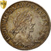 France, Louis XIII, 1/12 Écu,  2eme poinçon de Warin, buste drapé, 1/12 ECU