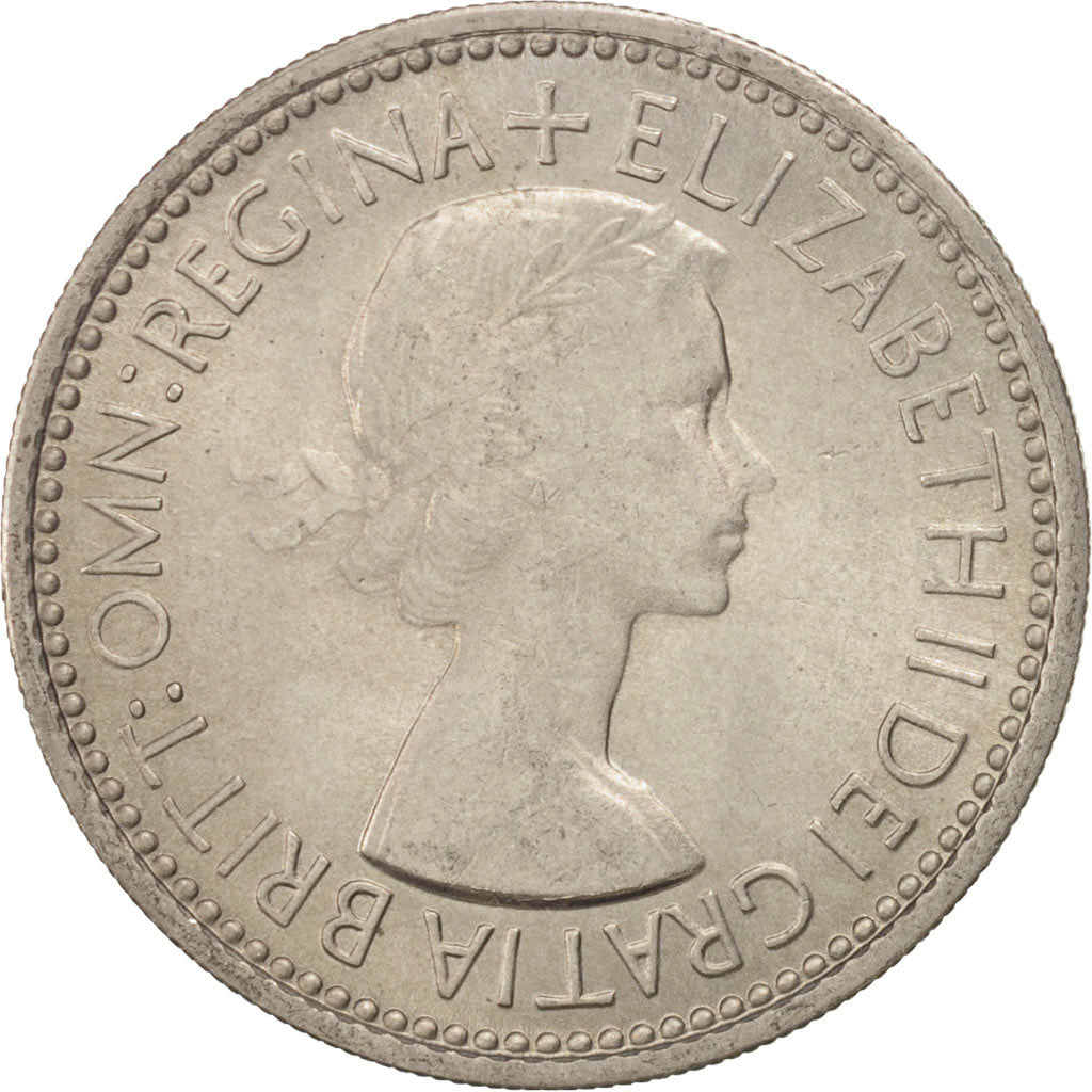Great Britain, Elizabeth II, Shilling, 1953, MS(60-62), Copper-nickel, KM:890