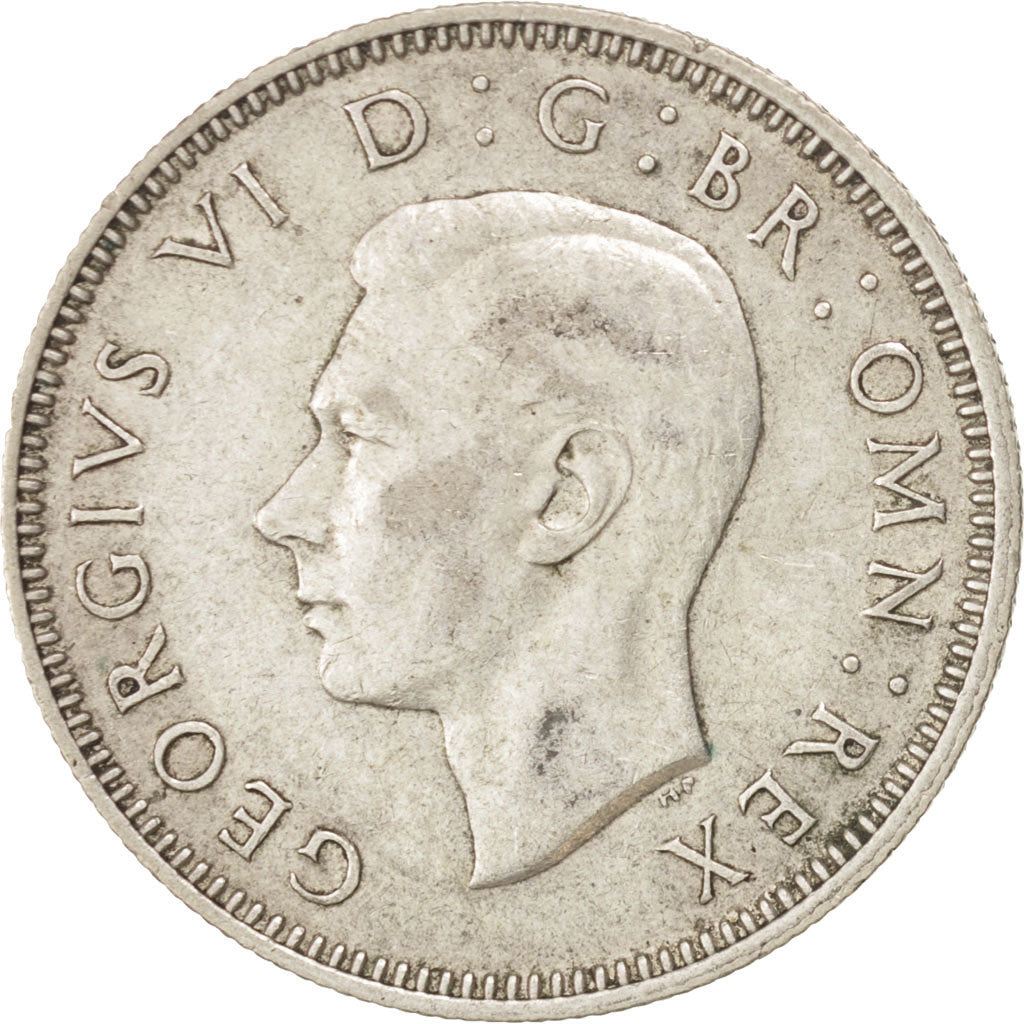 Coin, Great Britain, George VI, Shilling, 1945, EF(40-45), Silver, KM:853