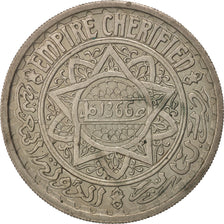 Morocco, Mohammed V, 20 Francs, 1946, Paris, EF(40-45), Copper-nickel, KM:45