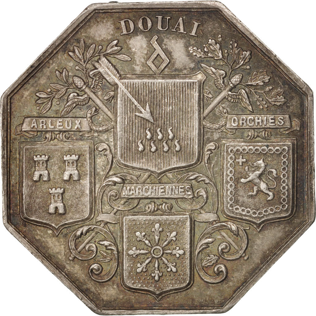 France, Token, Chamber of Commerce, Chambre de commerce de Douai, XIXth Century
