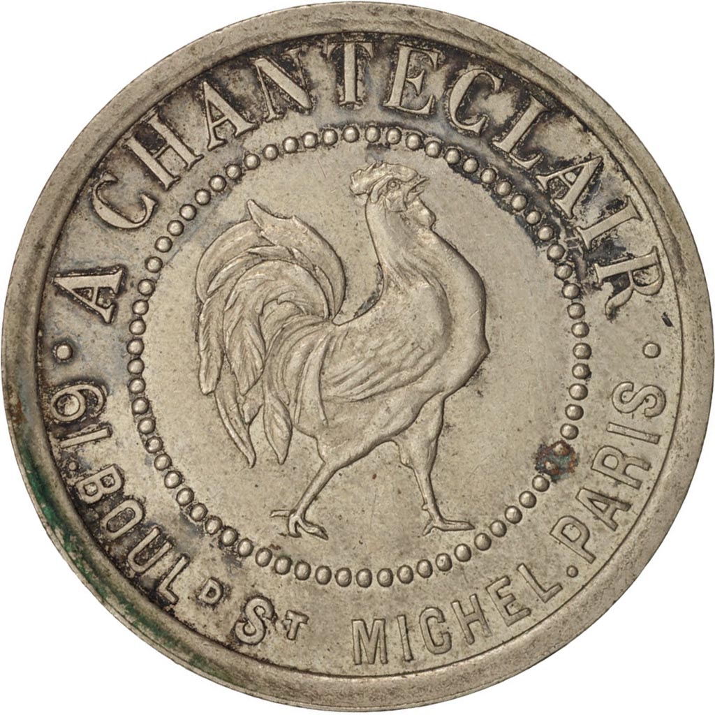 Frankreich, Token, Club, A Chanteclair, Bon pour une audition, SS+, Nickel