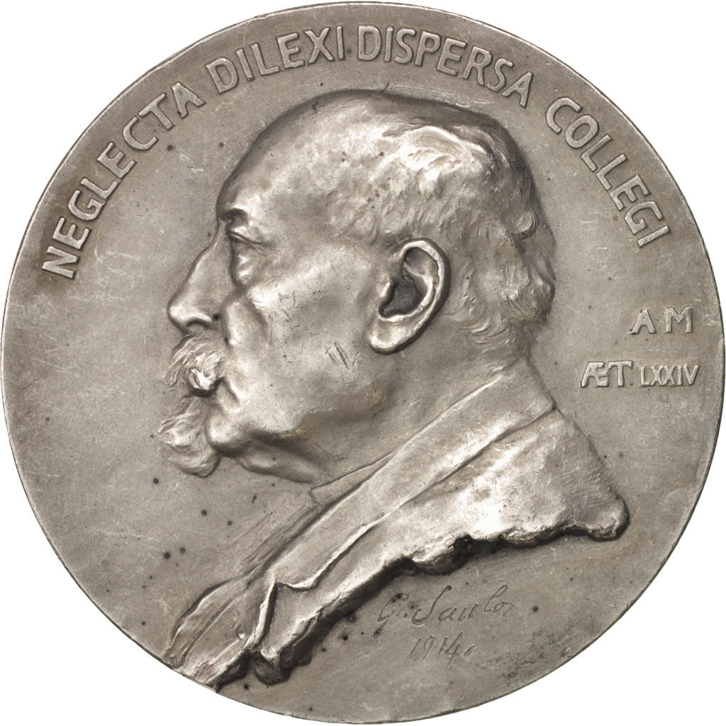 Belgium, Medal, Neglecta Dilexi Dispersa Collegi, Arts & Culture, 1914