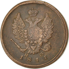 Coin, Russia, Alexander I, 2 Kopeks, 1811, Ekaterinbourg, EF(40-45), Copper