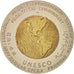 France, Medal, UNESCO, Tchernobyl, History, 1991, AU(50-53), Bi-Metallic
