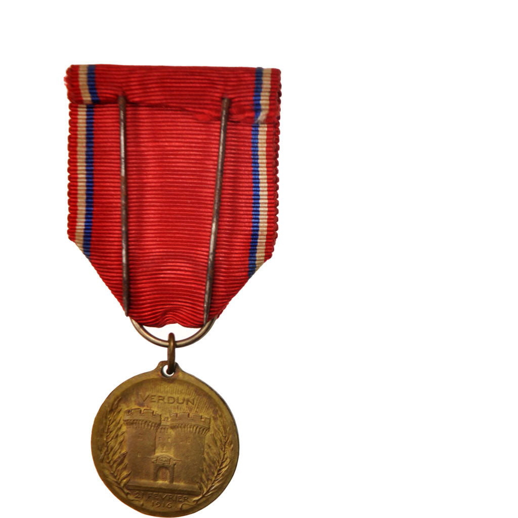 France, Médaille de Verdun, Medal, Très bon état, Bronze, 26.2