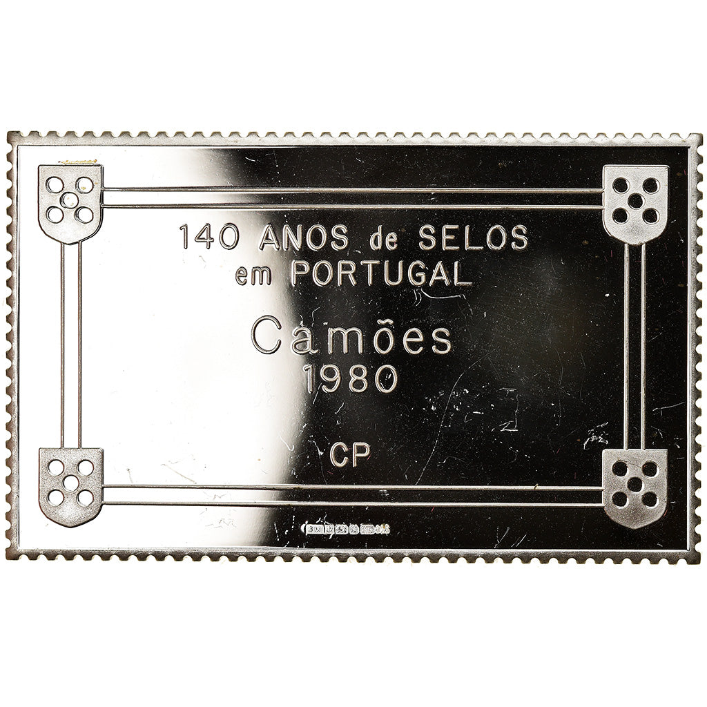 Portugal, Medal, Timbre, Camoes, 1980, MS(64), Silver