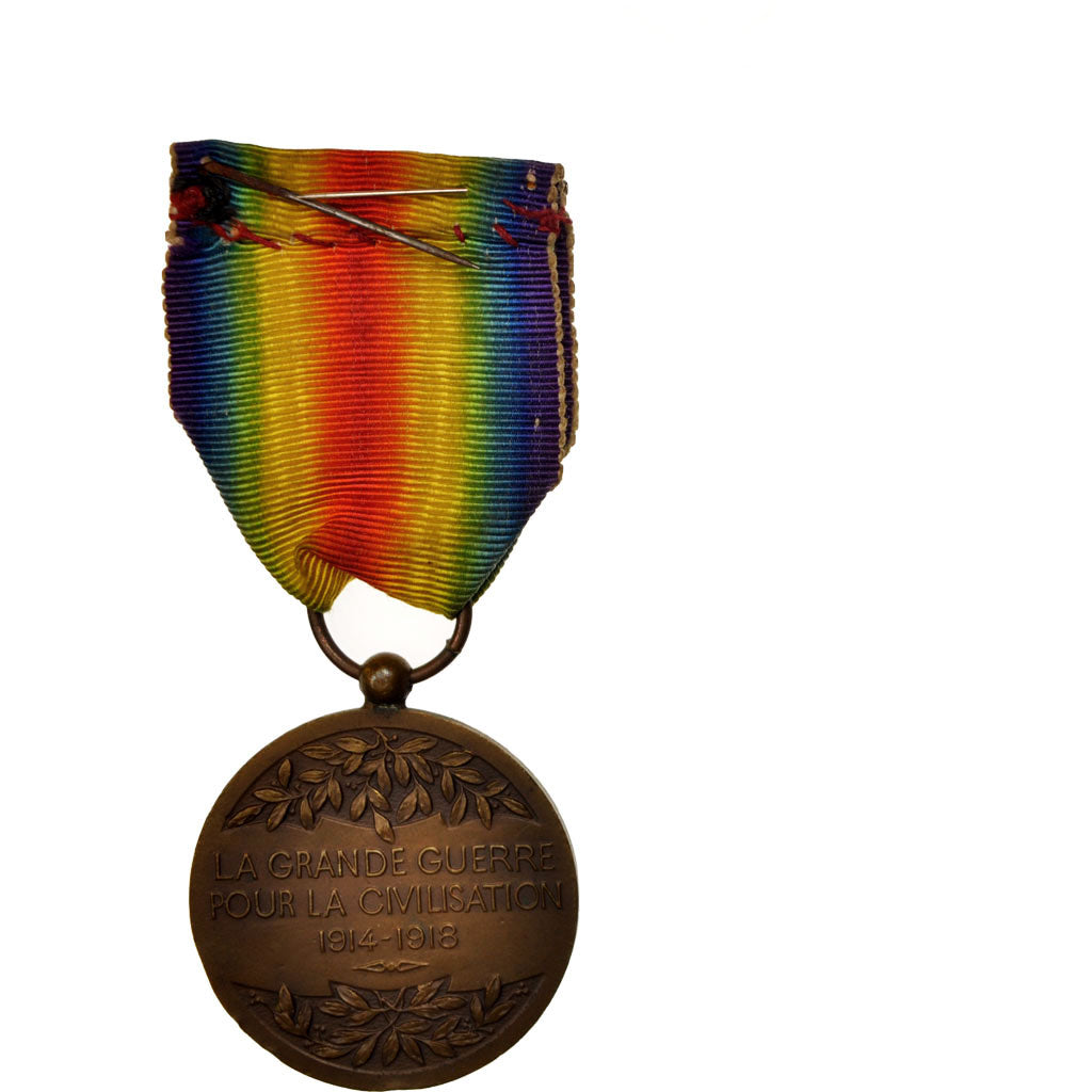 Francia, Victoire de 1914-1918, Medal, 1914-1918, Good Quality, Bronzo, 35.8