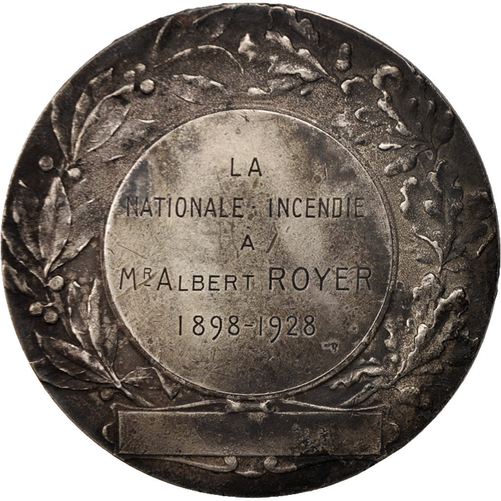 France, Medal, La Nationale Incendie, Business & industry, 1928, Bottée