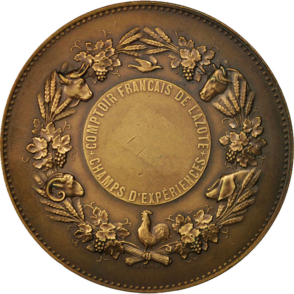 Francia, Medal, Comptoir Français de l'Azote, Champs d'expériences, Sciences &