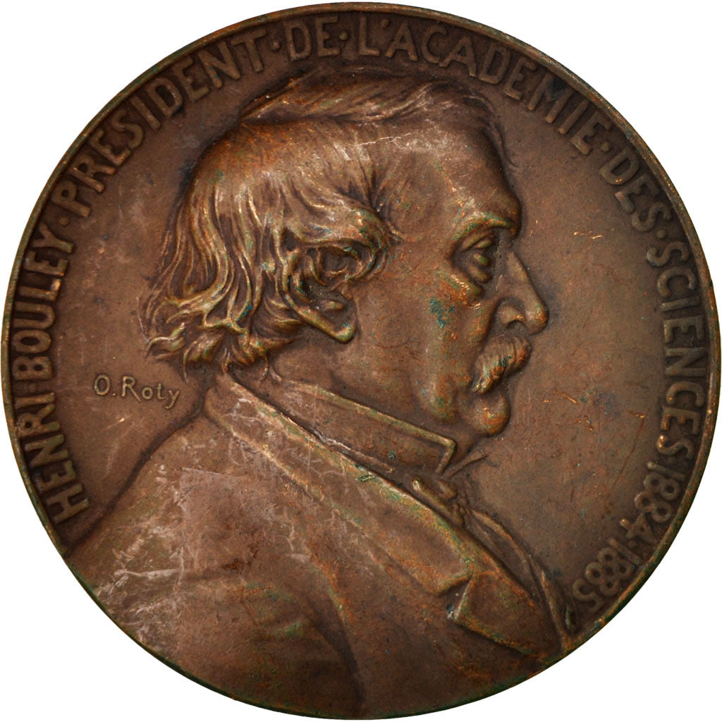 Francia, Medal, Henri Bouley, Président de l'Académie des Sciences, Medicine
