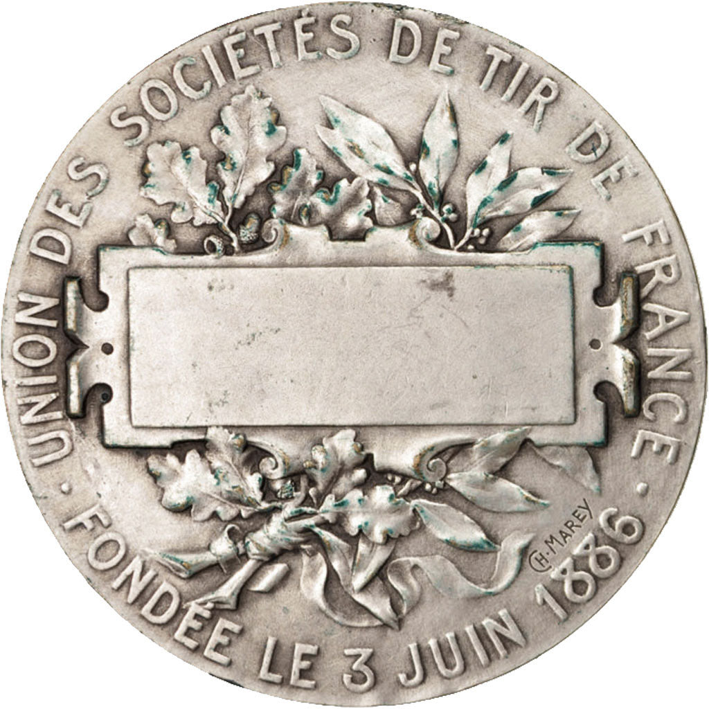 Frankrijk, Medal, Union des Sociétés de Tir de France, Sports & leisure, 1886