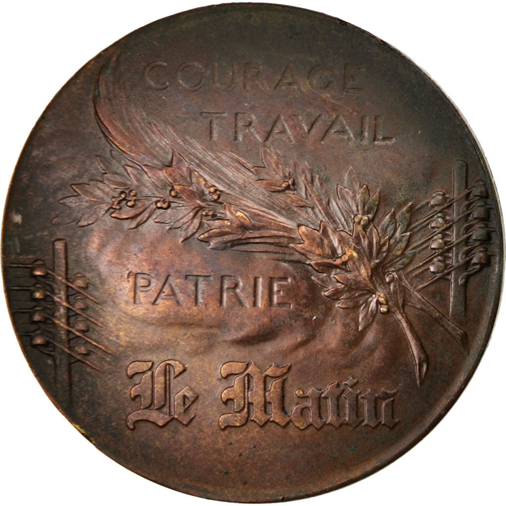 Frankreich, Medal, Le Matin, Business & industry, Riberon, SS, Kupfer