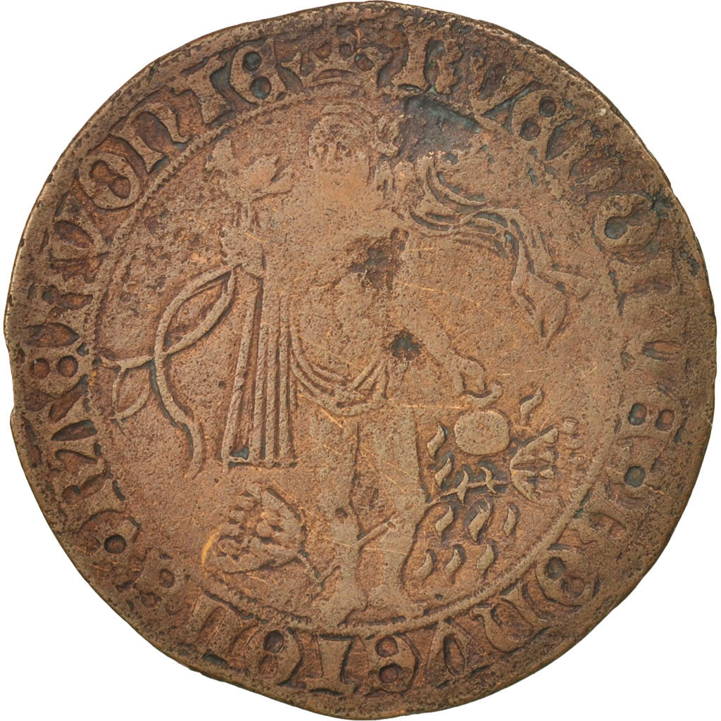 Francia, Token, token count, Jeton à la Vénus, XVIth Century, MB+, Rame