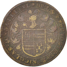 France, Jeton, Royal, Nicolas De Bailleul, Prévôt, 1627, TB+, Laiton