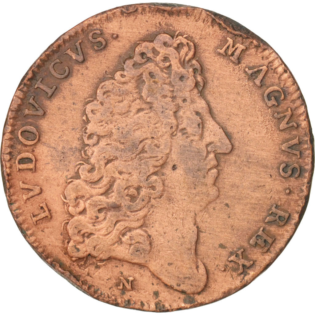 Francia, Token, Royal, Casimir, roi de Pologne, Louis XIV, MB+, Rame