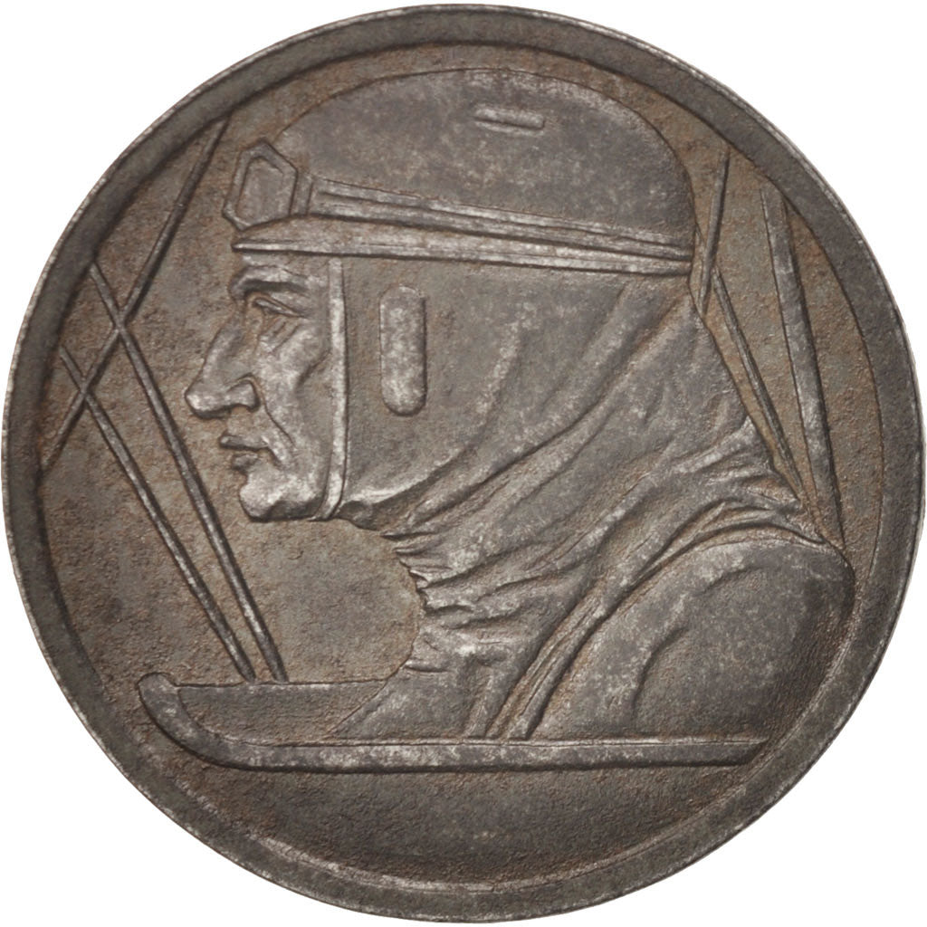 Allemagne, Stadt Düren, 1/2 Mark, 1919, TTB+, Bronze