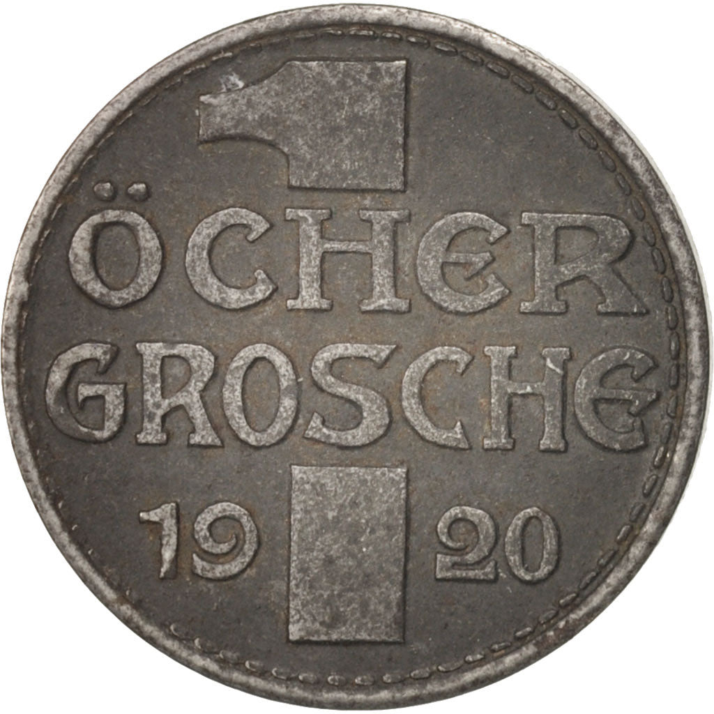 Germany, AACHEN, 1 Öcher Grosche, 1 Öcher Grosche, 1920, AU(50-53), Iron