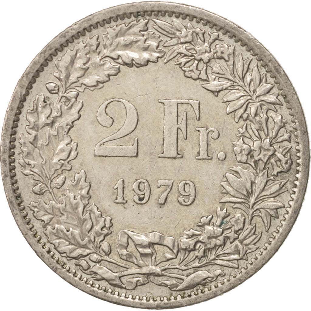 Monnaie, Suisse, 2 Francs, 1979, Bern, TTB+, Copper-nickel, KM:21a.1