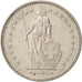 Moneta, Szwajcaria, 2 Francs, 1986, Bern, AU(55-58), Miedź-Nikiel, KM:21a.3