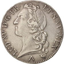 Coin, France, Louis XV, Écu au bandeau, Ecu, 1760, Lille, AU(50-53), Silver