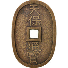 Japan, 100 Mon, Tempo Tsuho, Undated, AU(50-53), Bronze, KM:7