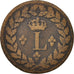 France, Louis XVIII, Decime, 1815, Strasbourg, VF(20-25), Bronze, KM:701