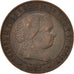 Coin, Spain, Isabel II, 2-1/2 Centimos, 1867, Madrid, EF(40-45), Copper