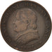 Coin, ITALIAN STATES, PAPAL STATES, Pius IX, Soldo, 5 Centesimi, 1867, Roma