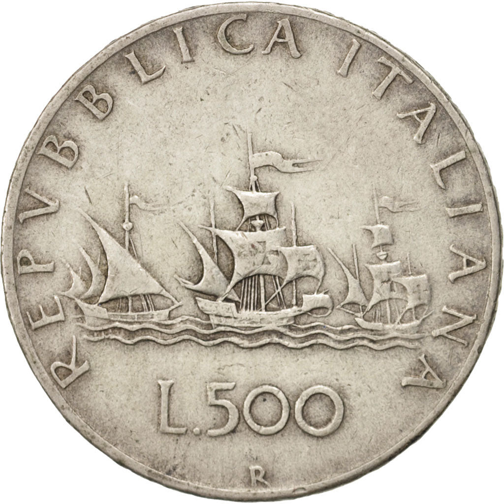 Italy, 500 Lire, 1961, Rome, EF(40-45), Silver, KM:98