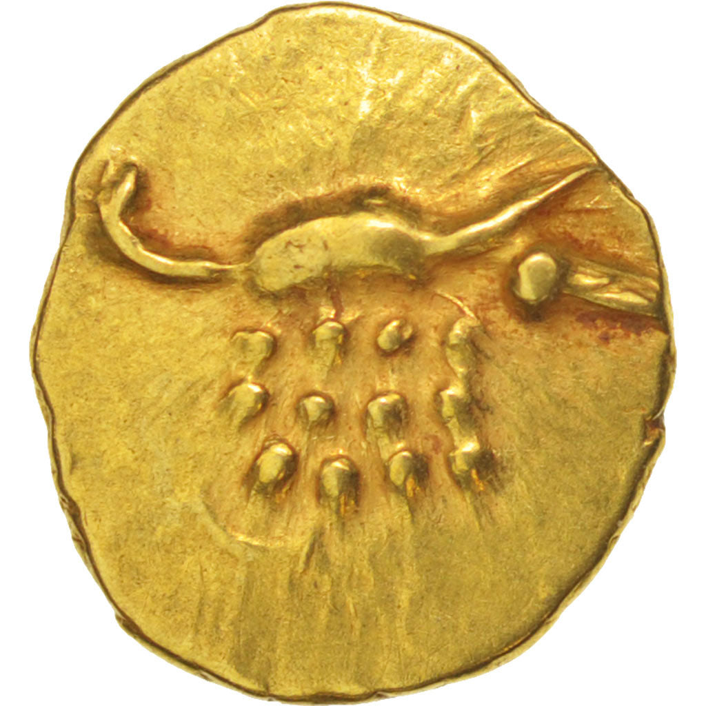 India, Fanam, AU(55-58), Gold