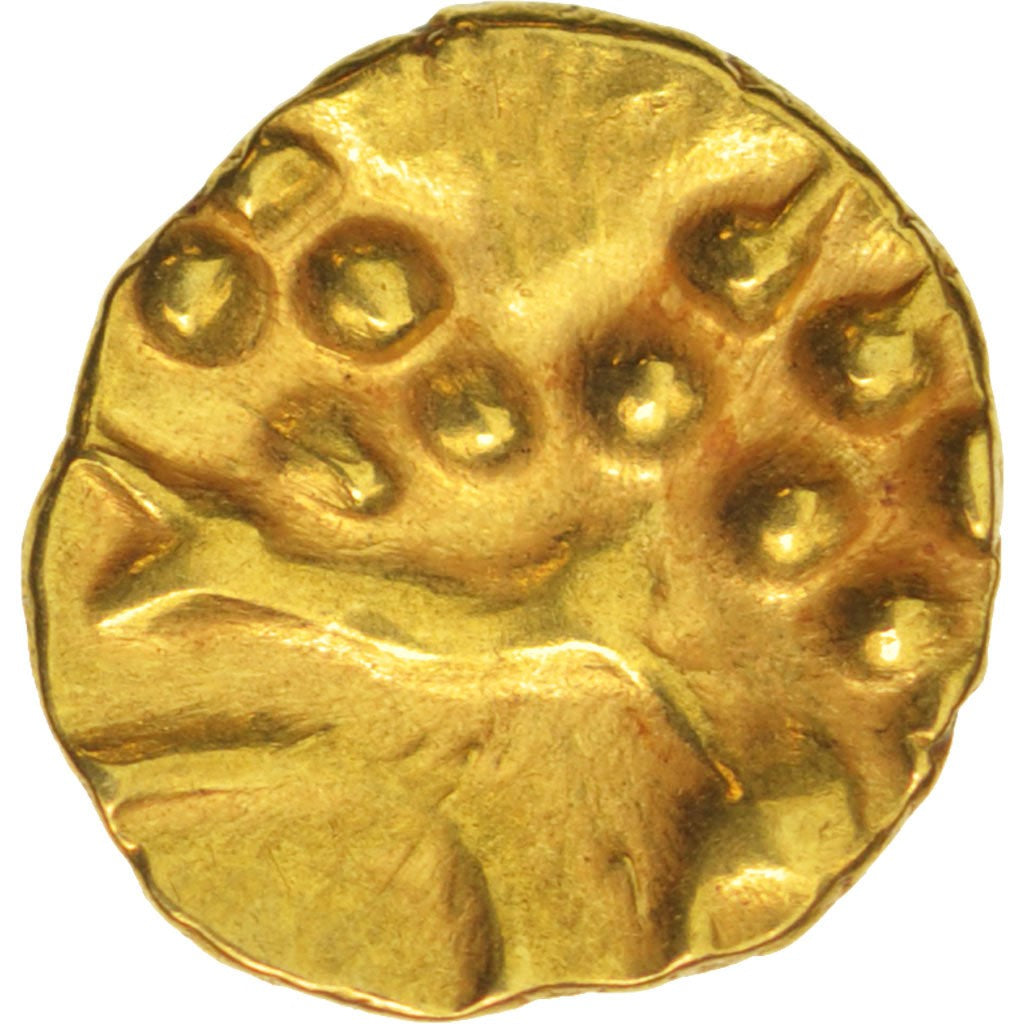 India, Fanam, AU(55-58), Gold