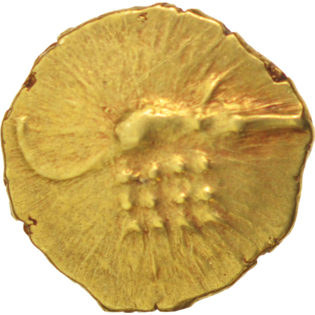 India, Fanam, AU(50-53), Gold