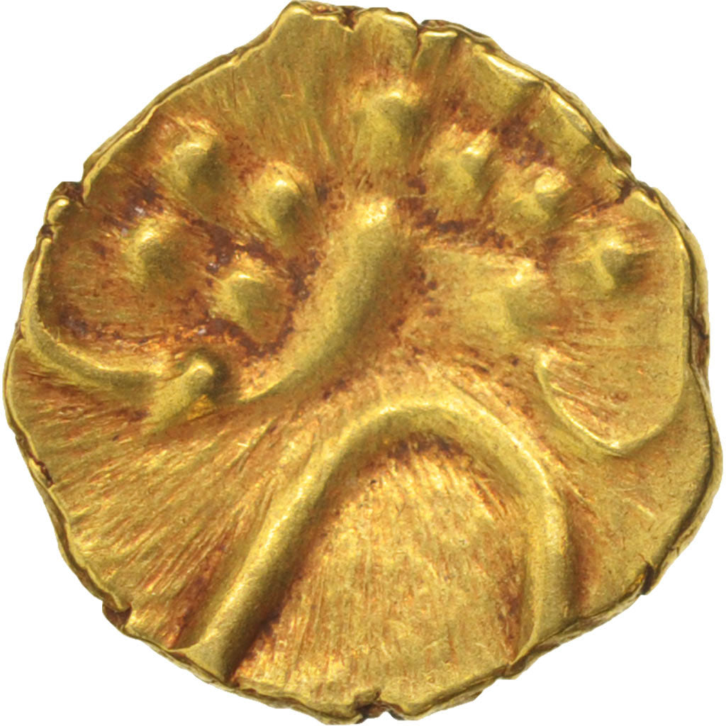 India, Fanam, AU(50-53), Gold