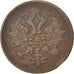 Moneta, Russia, Alexander II, 3 Kopeks, 1860, Ekaterinbourg, VF(20-25), Miedź
