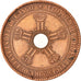 CONGO FREE STATE, Leopold II, 10 Centimes, 1888, AU(50-53), Copper, KM:4
