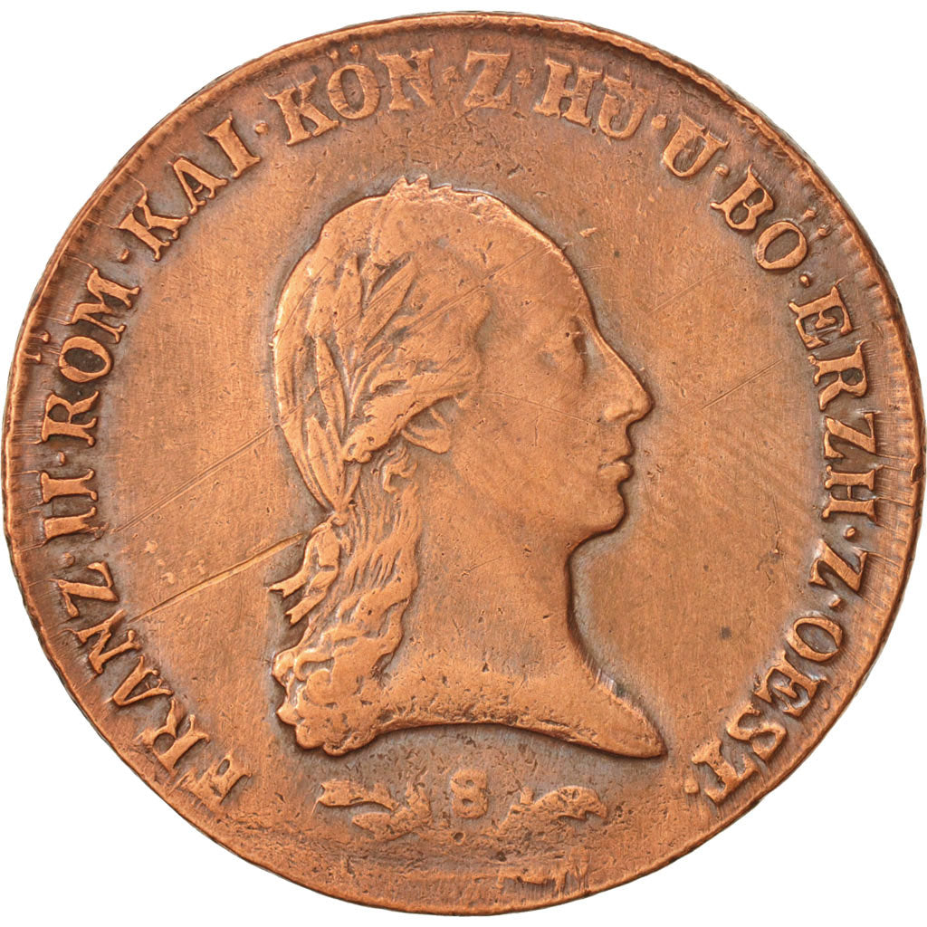 Austria, Franz II (I), 6 Kreuzer, 1800, VF(30-35), Copper, KM:2128